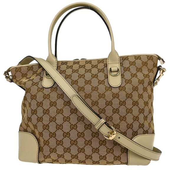 Gucci Beige Heart Bit GG 2way Tote Bag 269957 - Picture 2 of 11